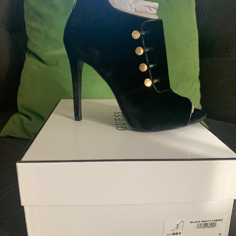 Guess Velvet Ankle Bootie
